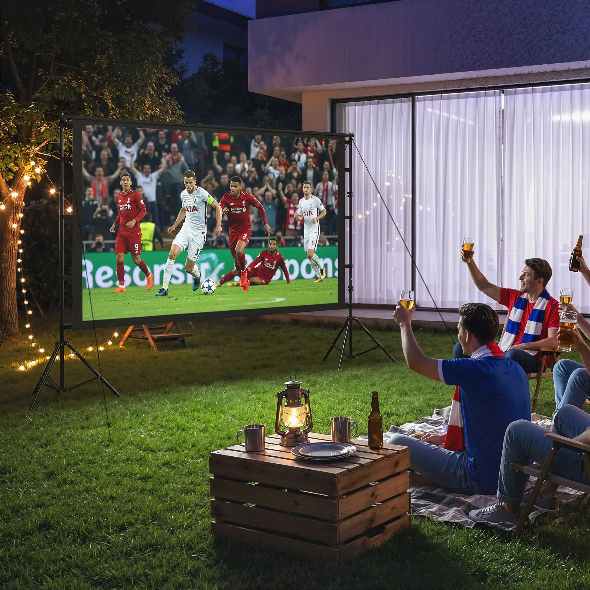 Проекционный экран Homcom 001-026V00BK (Black) - 5