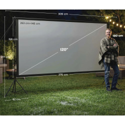 Проекционный экран Homcom 001-026V01BK (Black) Thumb