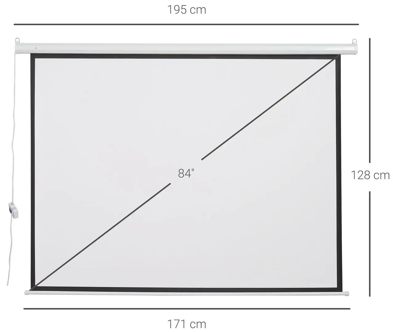 Проекционный экран Homcom 001-004 (White)