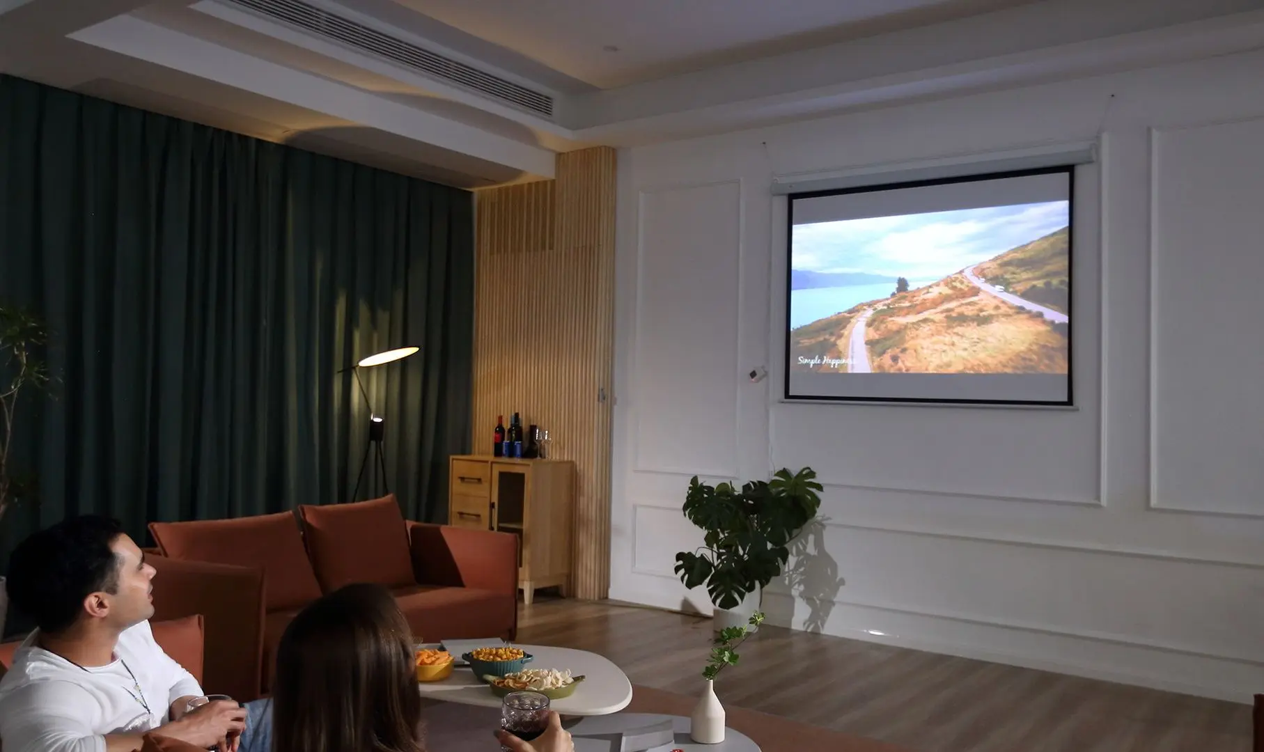 Проекционный экран Homcom 001-004 (White)