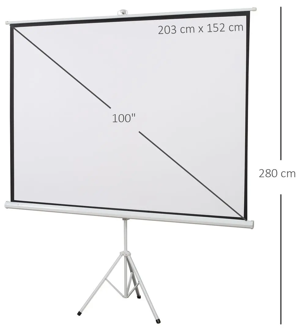 Проекционный экран Homcom 001-008 (White)