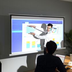 Проекционный экран Homcom 001-008 (White) Thumb