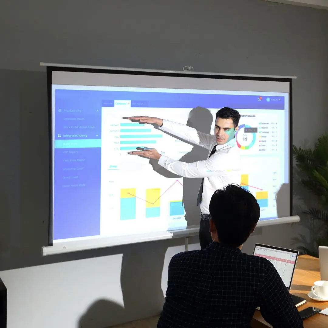 Проекционный экран Homcom 001-008 (White)