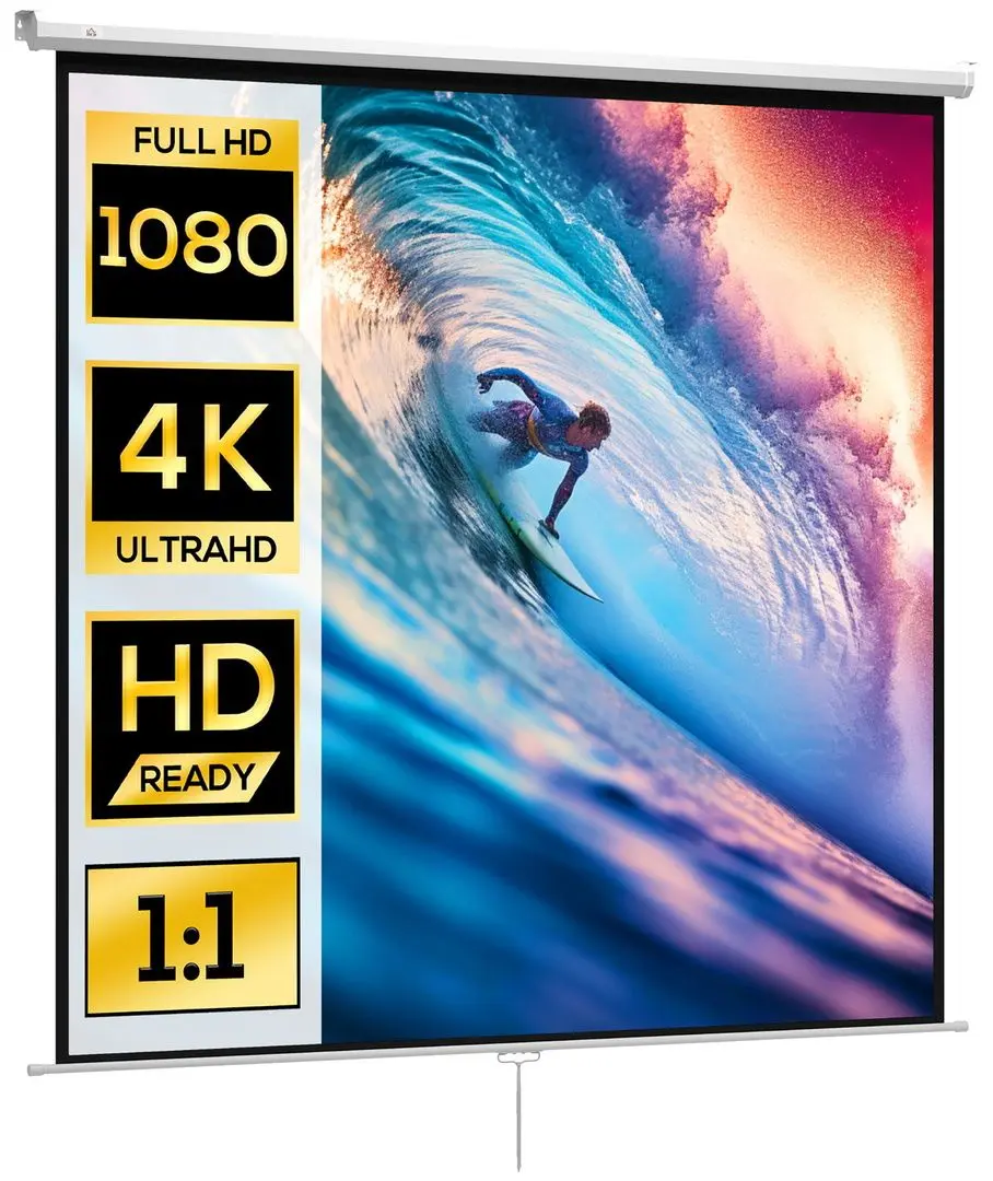 Проекционный экран Homcom 001-022V00WT (White)