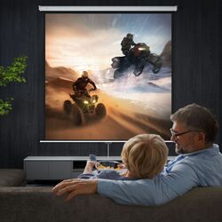 Проекционный экран Homcom 001-022V00WT (White) Thumb