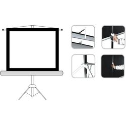 Проекционный экран Maclean MC-680 (White/Black) Thumb