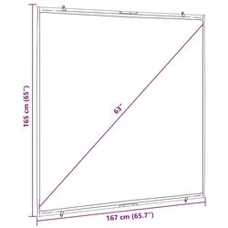 Проекционный экран VidaXL 4101035 (White/Black) Thumb