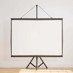 Ecran de proiectie VidaXL 4101041 (White/Black) Thumb