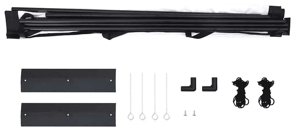 Ecran de proiectie VidaXL 4101048 (White/Black)