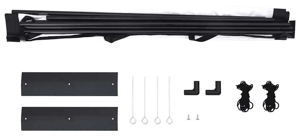 Проекционный экран VidaXL 4101052 (White/Black)