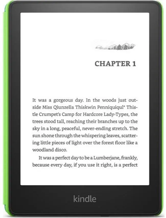 E-Book Amazon Kindle Paperwhite Kids 6.8 8GB (Green/Black)