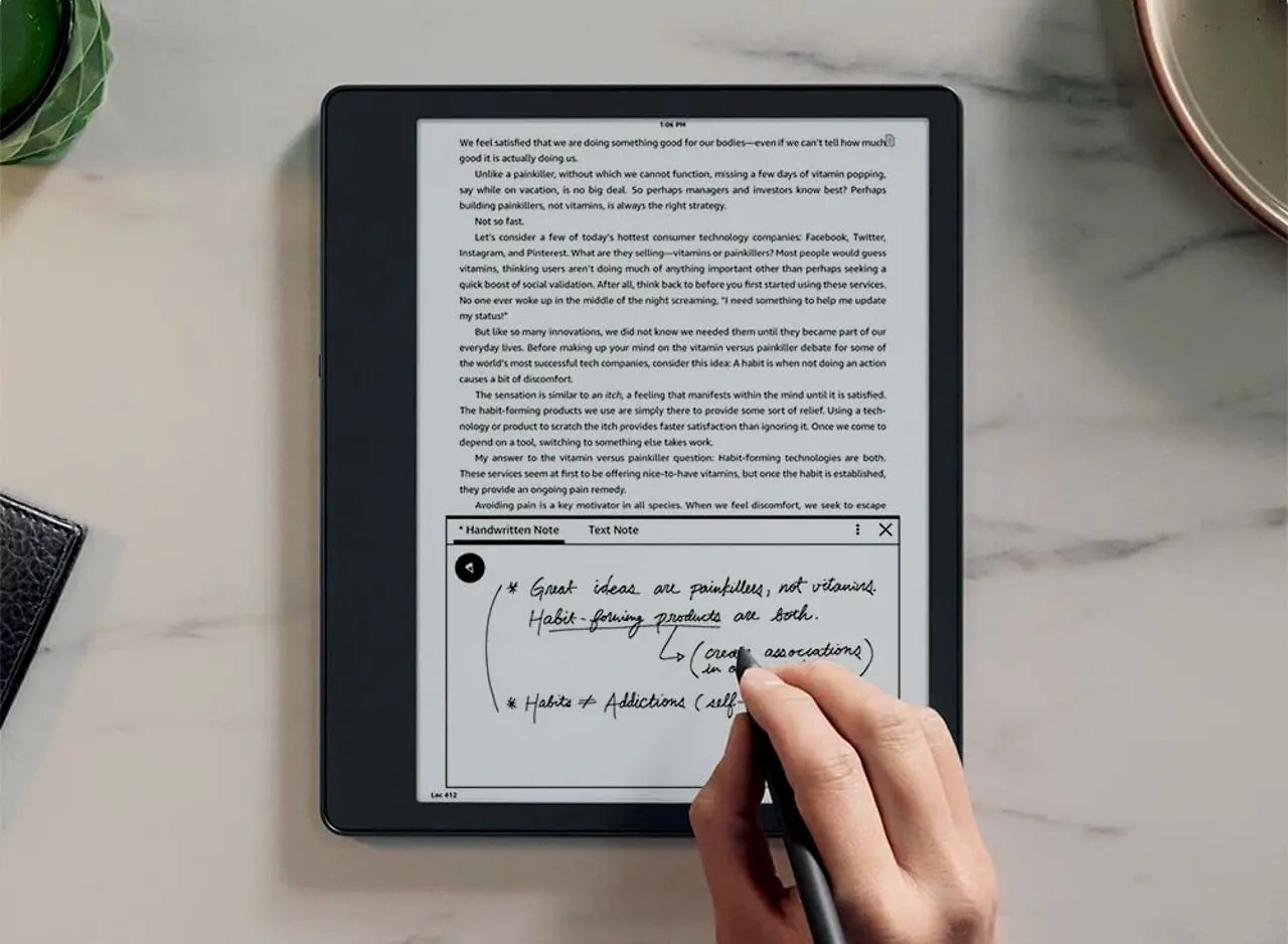 E-book Amazon Kindle Scribe 16GB (Tungsten Grey) - 5