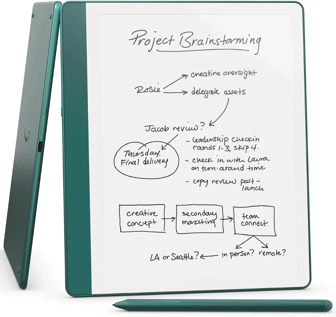 Электронная книга Amazon Kindle Scribe 2024 64GB (Metallic Jade)