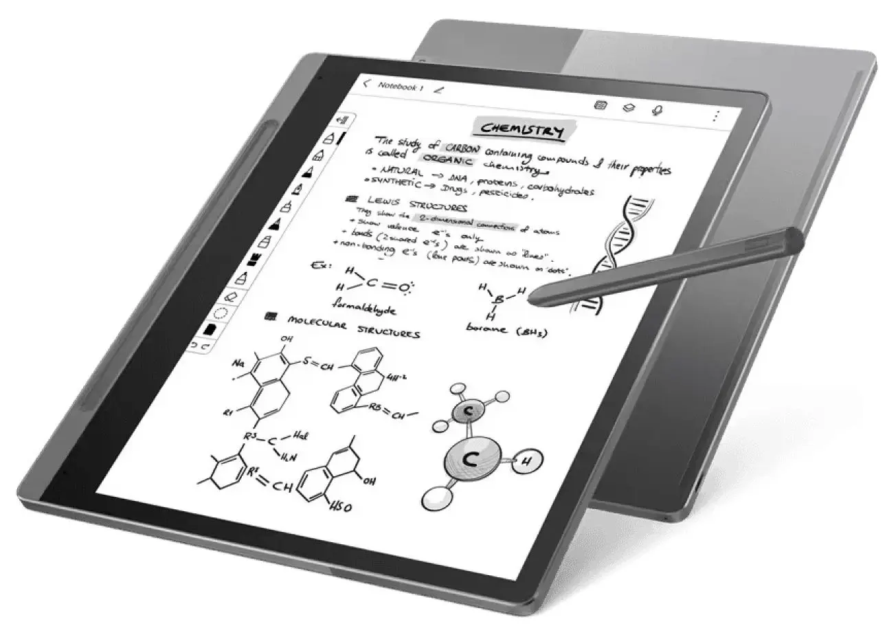 E-Book Lenovo Smart Paper SP101FU ZAC00001GR (Storm Grey) - 2