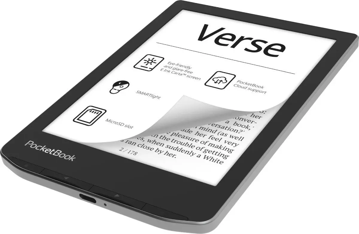E-Book PocketBook 629 Verse (Mist Grey)
