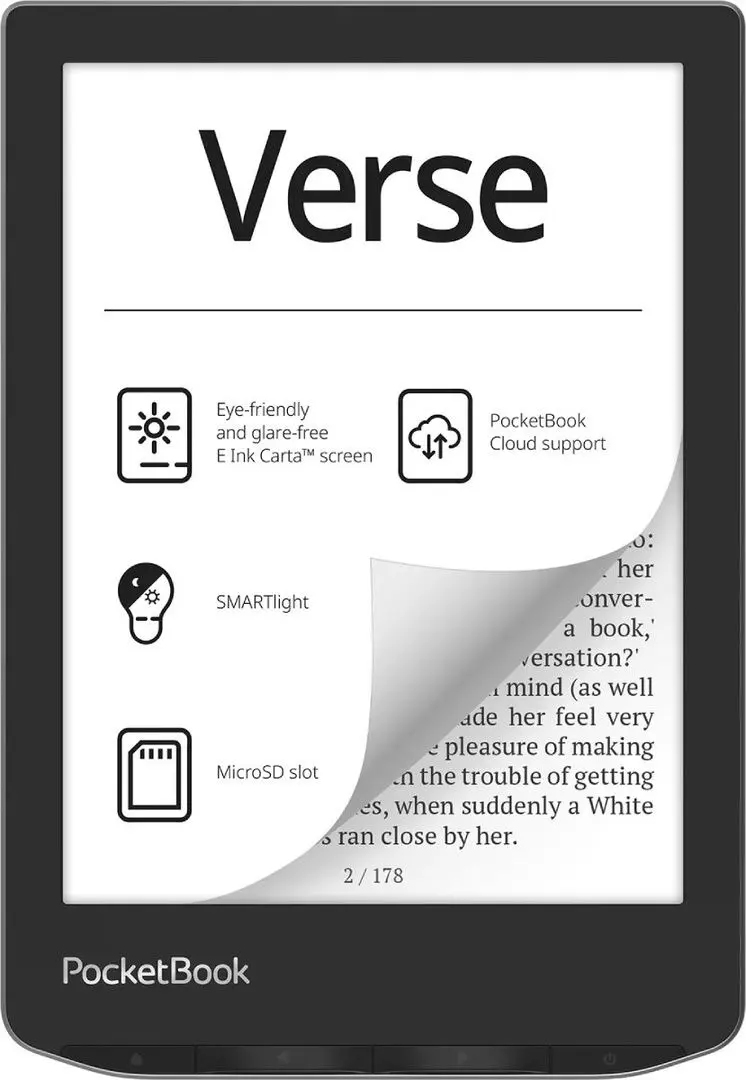 E-Book PocketBook 629 Verse (Mist Grey)