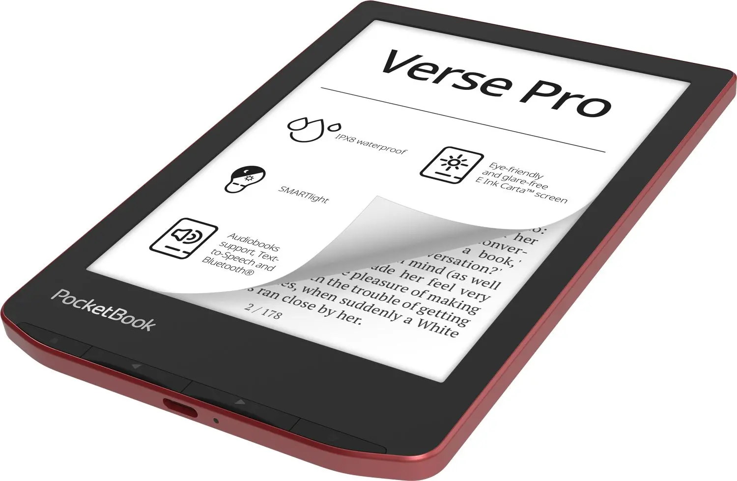 E-Book PocketBook 634 Verse Pro (Passion Red) - 4