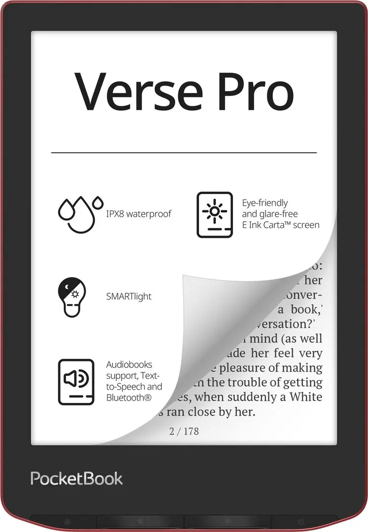 E-Book PocketBook 634 Verse Pro (Passion Red)