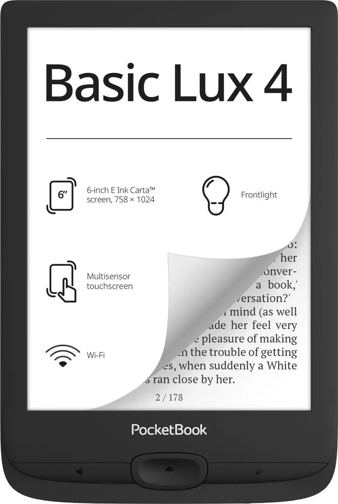E-Book PocketBook Basic Lux 4 618 (Black)
