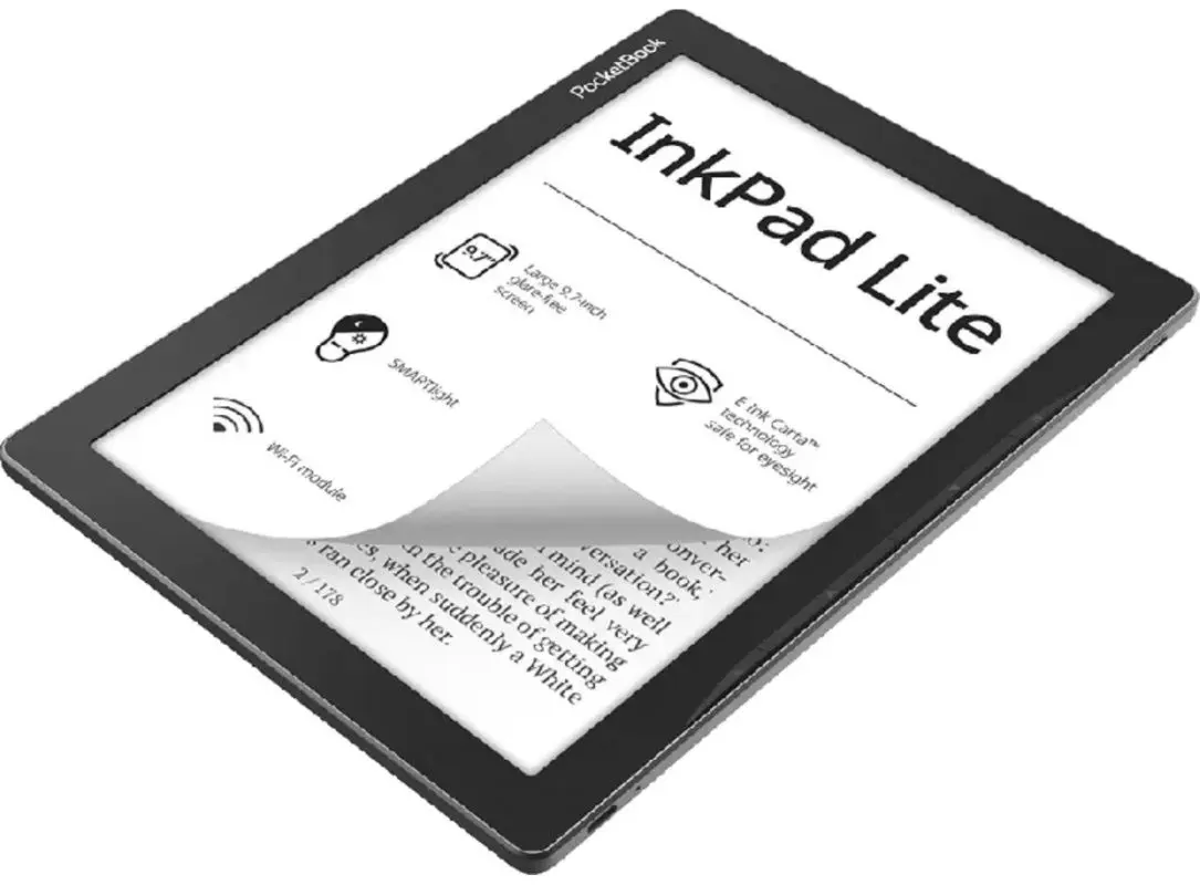 E-book Pocketbook InkPad Lite 8GB (Mist Grey) - 3