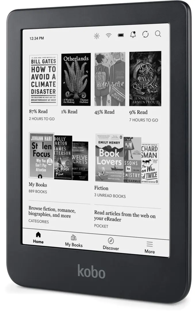 Электронная книга Kobo Clara 2E 16GB (Blue) - 2