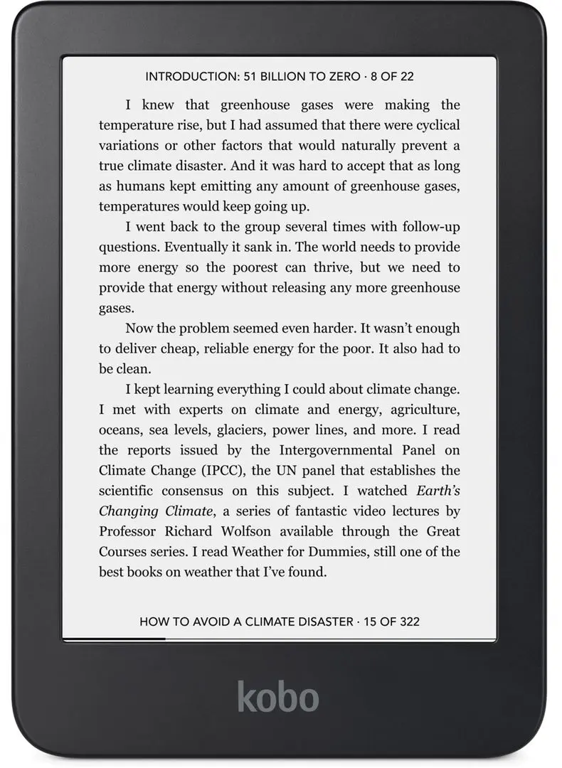 Электронная книга Kobo Clara 2E 16GB (Blue)