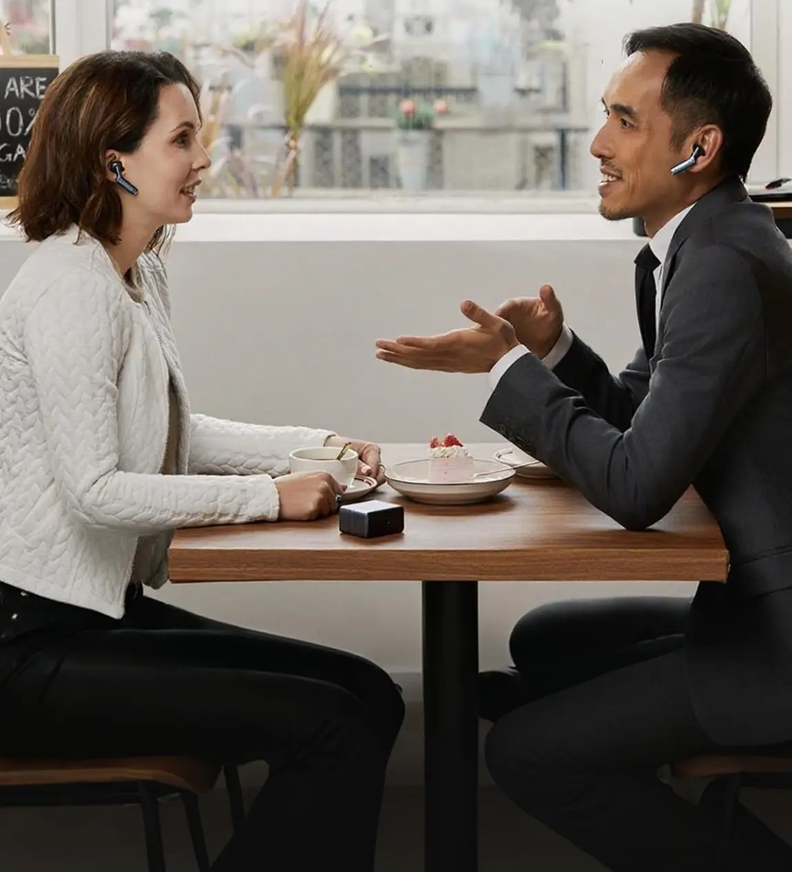 AI casti pentru traducere Timekettle W4 (Midnight Blue)