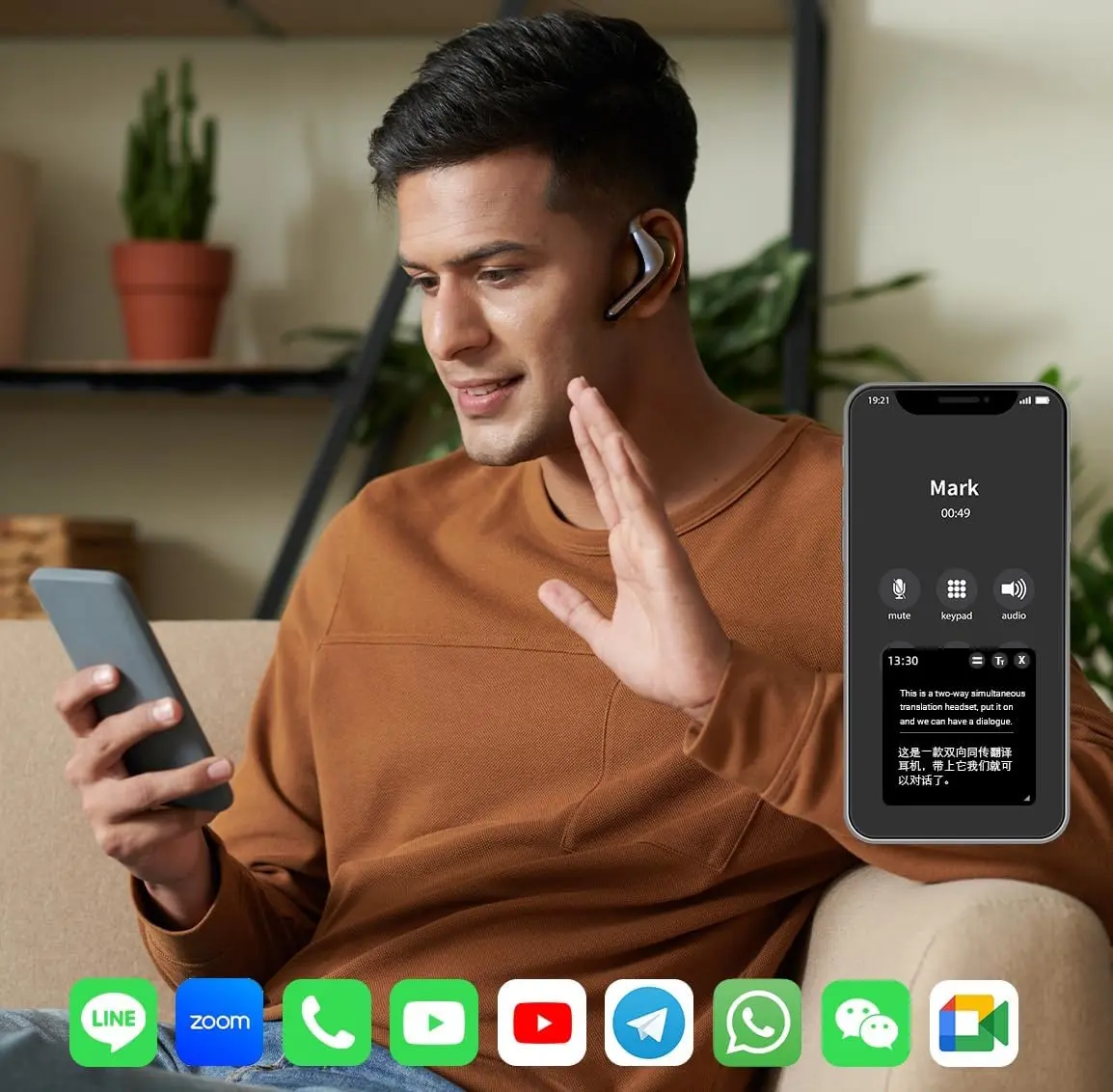 AI casti pentru traducere Timekettle W4 Pro (Grey)