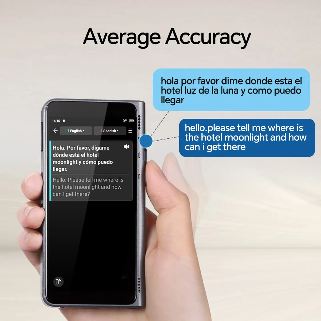 AI traducator ofline Timekettle T1 (Grey)