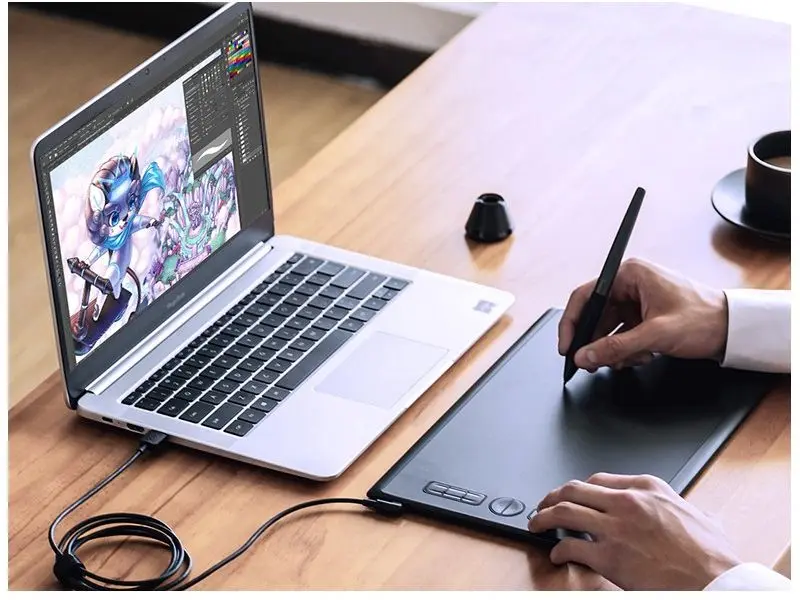 Tableta grafica Huion H610X (Black)