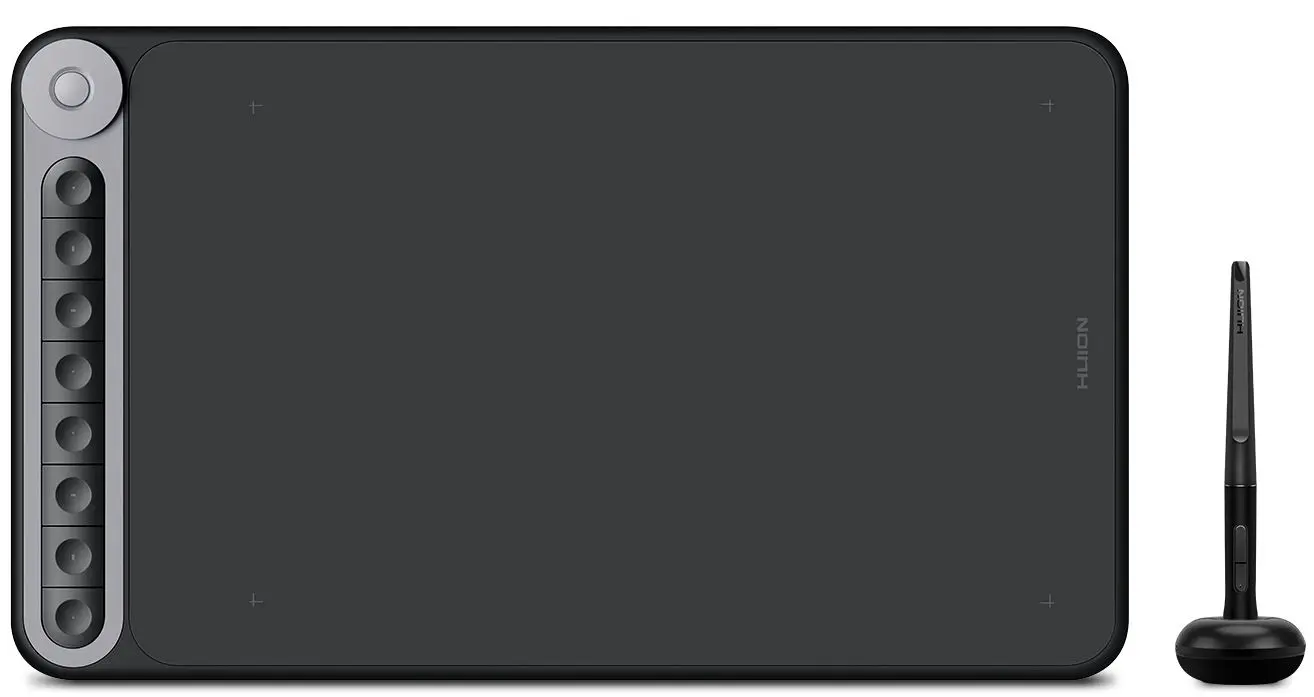 Tabletă grafică Huion Inspiroy Dial Q620M (Black)