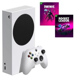 Consola de jocuri Microsoft Xbox Series S 512GB + Fortnite + Rocket League (White)