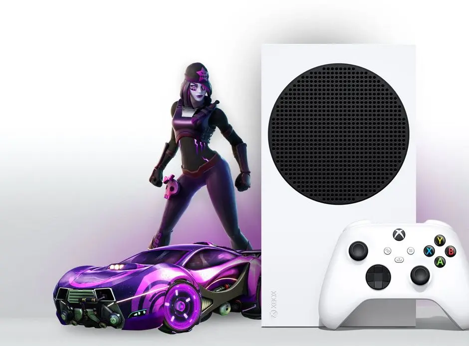 Consola de jocuri Microsoft Xbox Series S 512GB + Fortnite + Rocket League (White) - 4