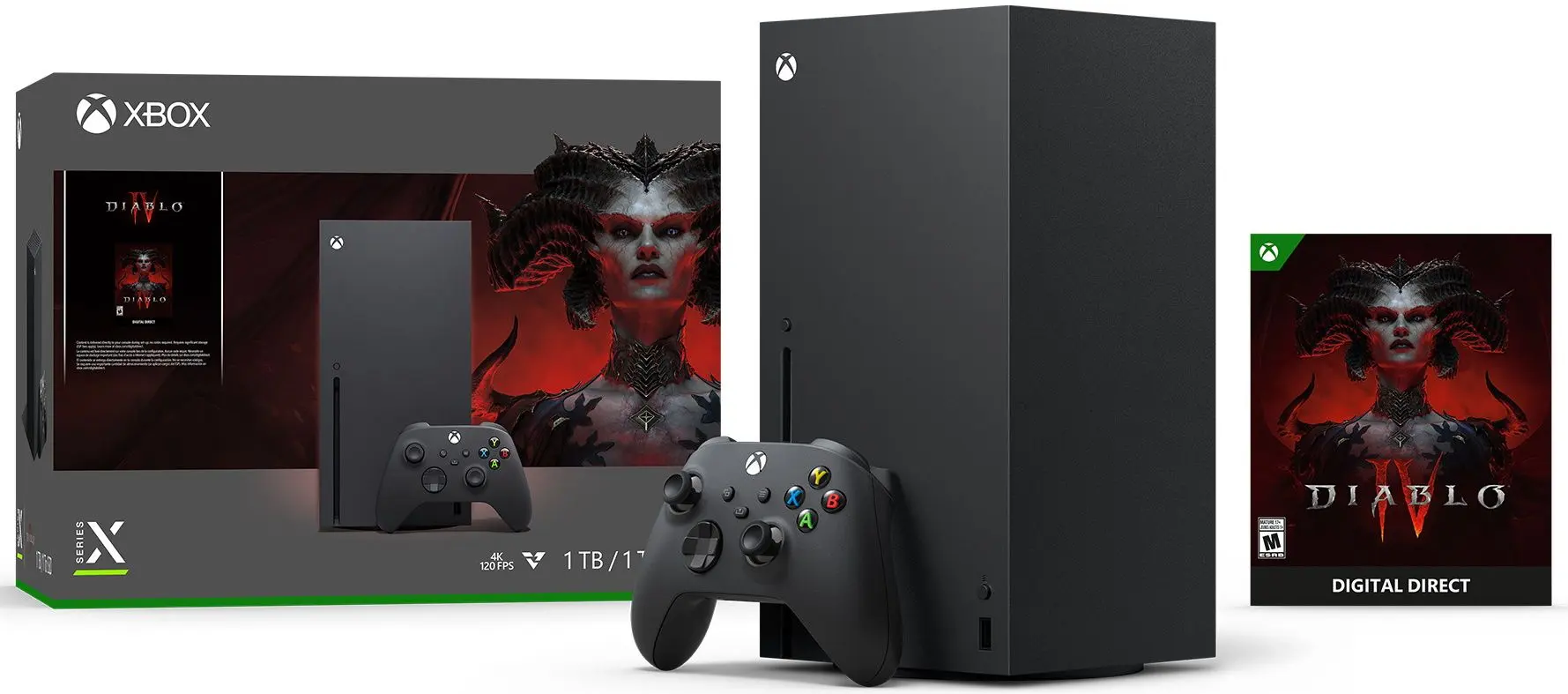 Consola de jocuri Microsoft Xbox Series S + Diablo IV