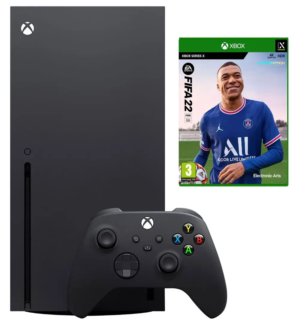 Consola de jocuri Microsoft Xbox Series X 1Tb + FIFA 22 (Black)