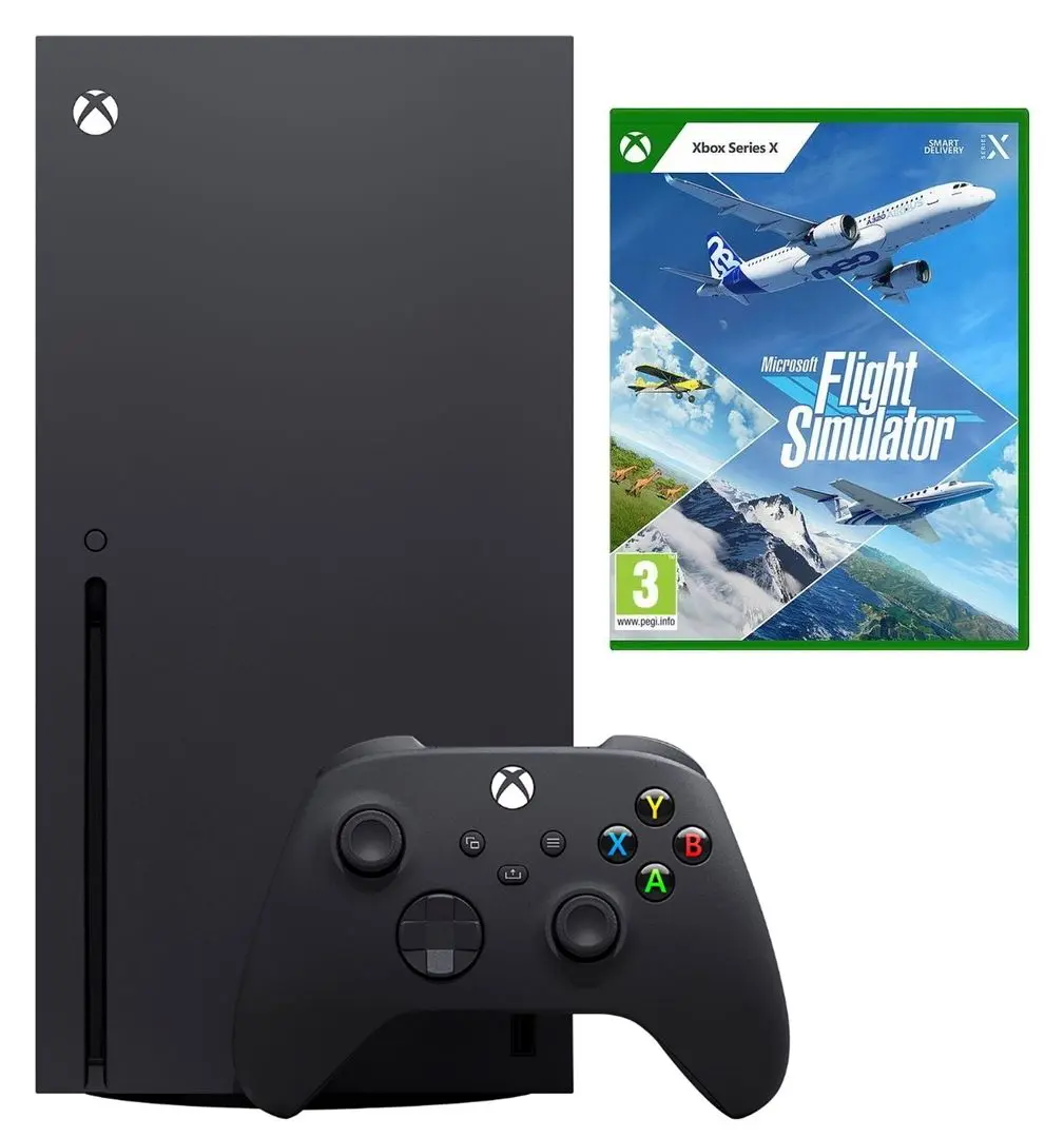 Consola de jocuri Microsoft Xbox Series X 1Tb + Flight Simulator (Black)