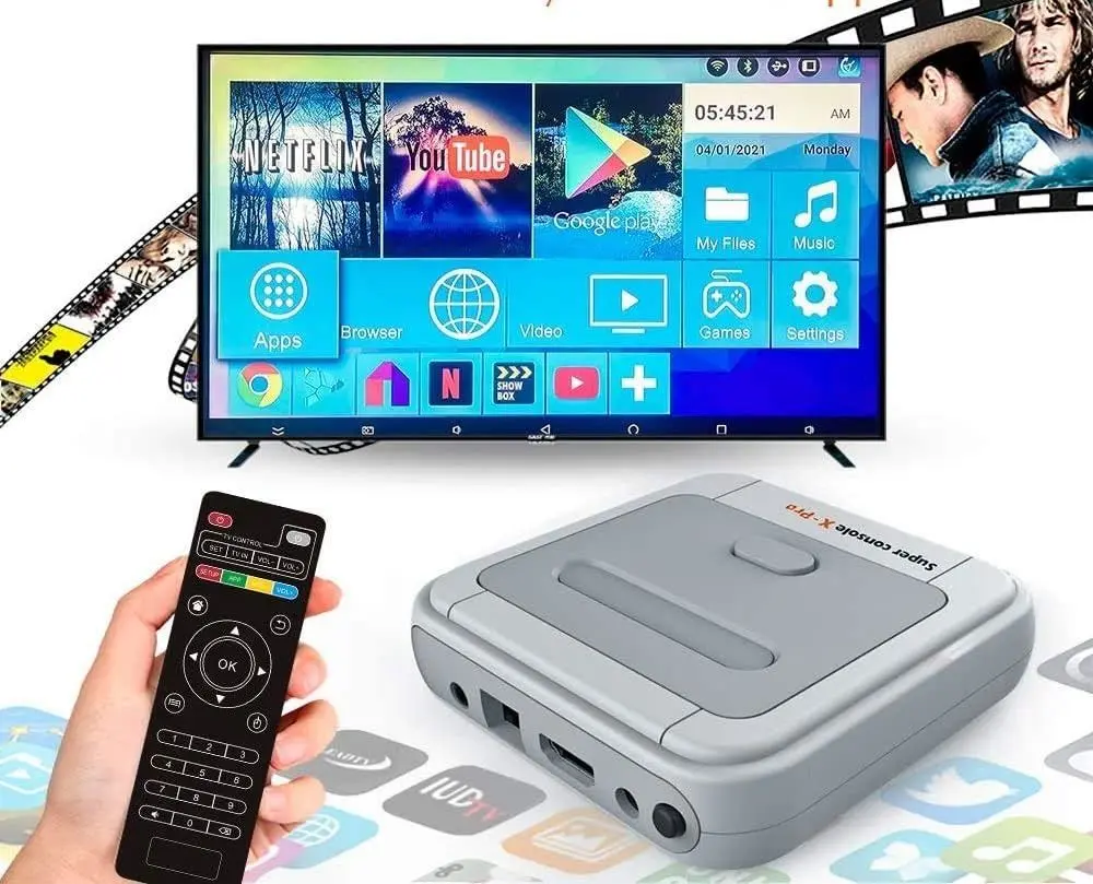 Consola de jocuri Retro R8 X Pro 64GB 30000+ (Black) - 3