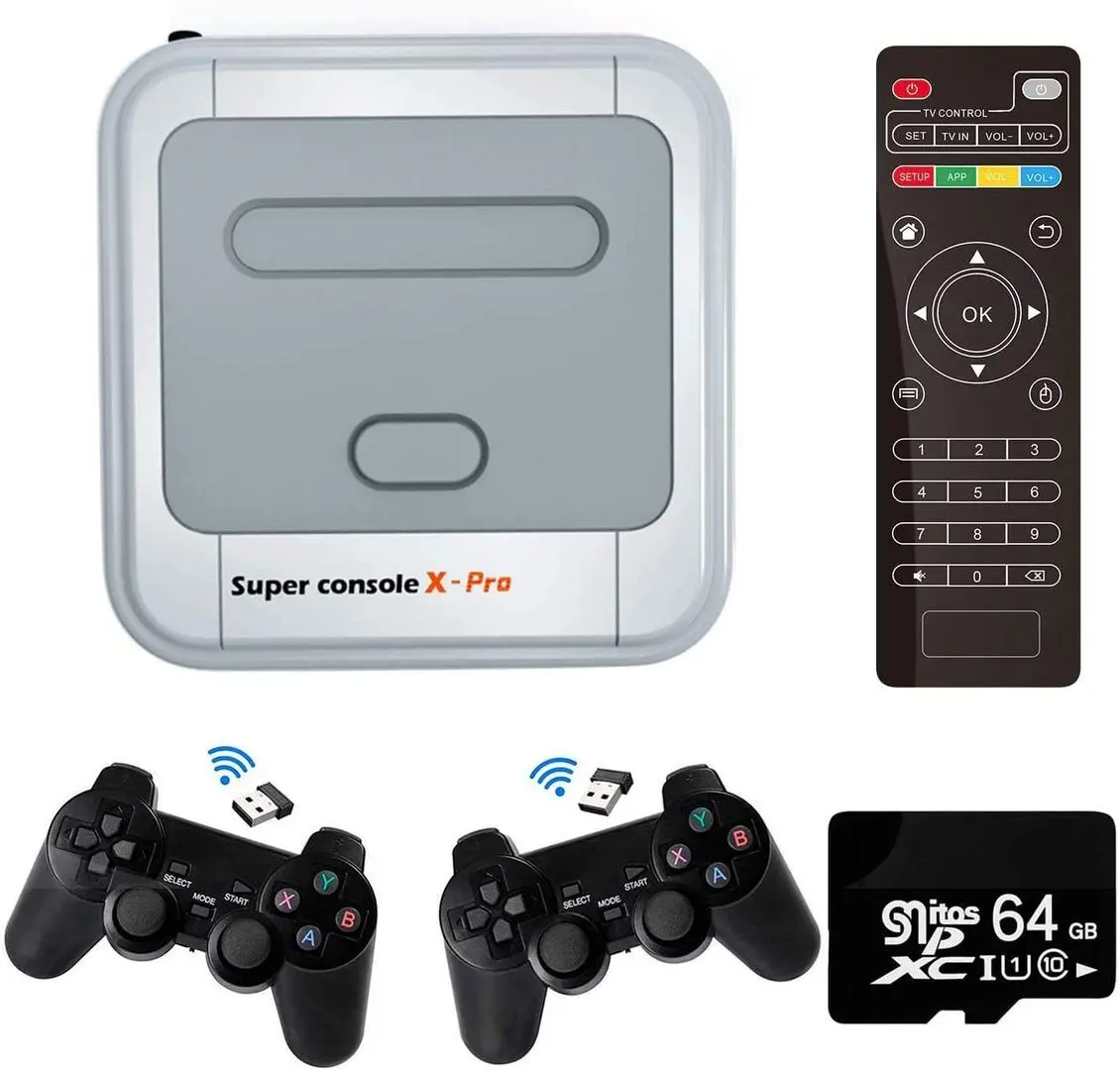 Consola de jocuri Retro R8 X Pro 64GB 30000+ (Black)