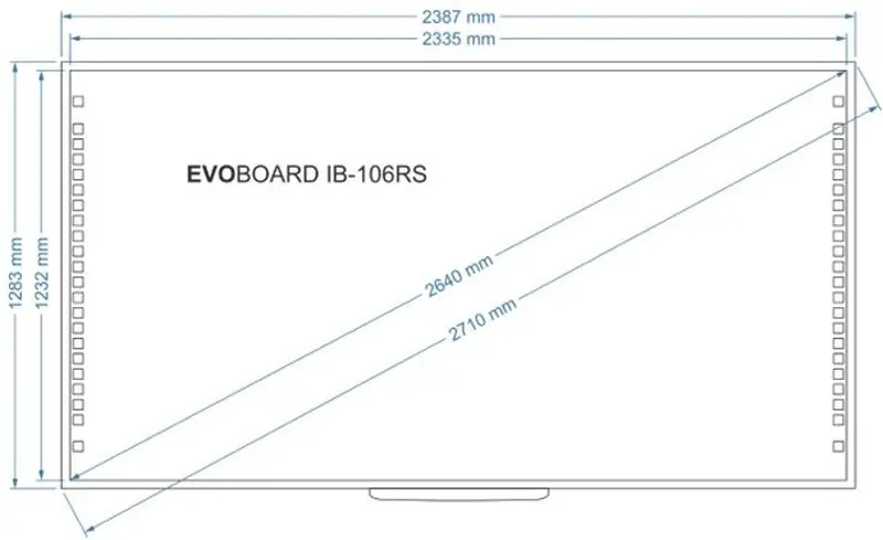 Интерактивная доска Evoboard IB-106RS (Black)