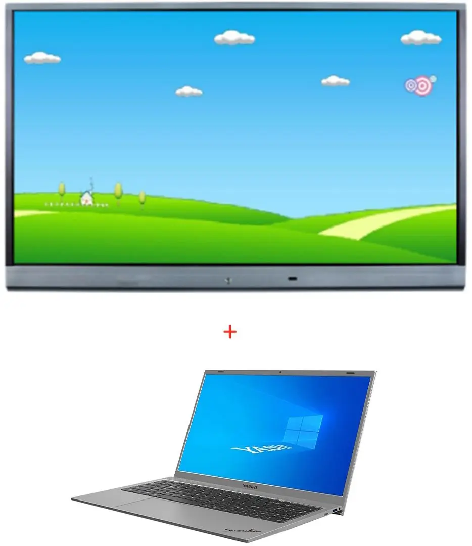 Набор интерактивная доска с ноутбуком Evoboard TE-XP-65 + Yashi Suzuka YP-01515 Intel Core i3-1005G1 8GB/256GB W11Pro (Silver)