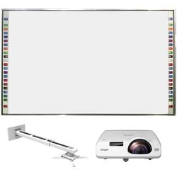 Набор интерактивная доска с проектором Evoboard IB-95Q6 + Epson EB-535W + Blackmount CT-PRB-11M (White)