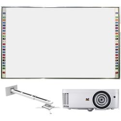 Набор интерактивная доска с проектором Evoboard IB-95Q6 + Viewsonic PS501W + PRB-11M (White)