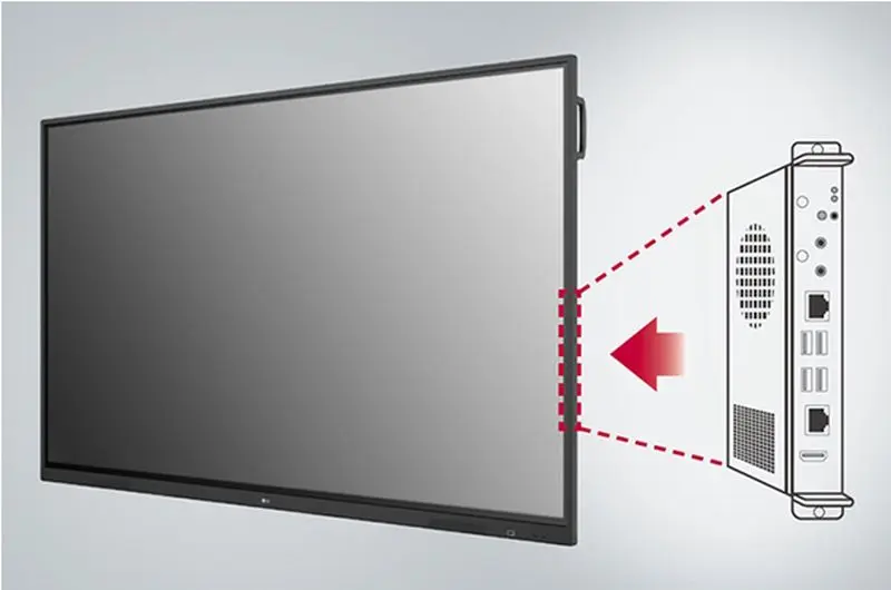 Интерактивная доска LG 65TR3DJ + Vogel's Rise 5205 (Black)