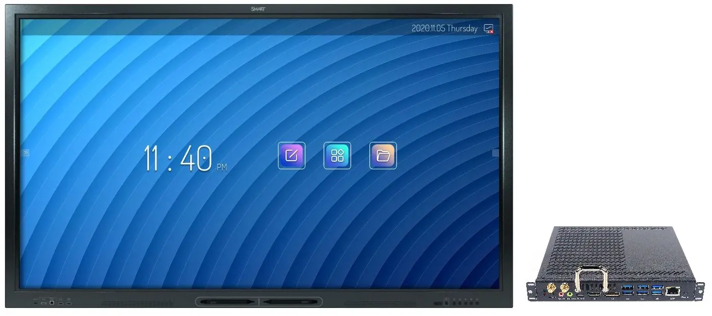 Tabla interactiva cu modul OPS Smart Technologies Board SBID-GX186 (Black) - 2
