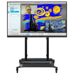 Интерактивная доска с подставкой Smart Technologies GX186-V2 + Vogels Rise 5205 (Black)