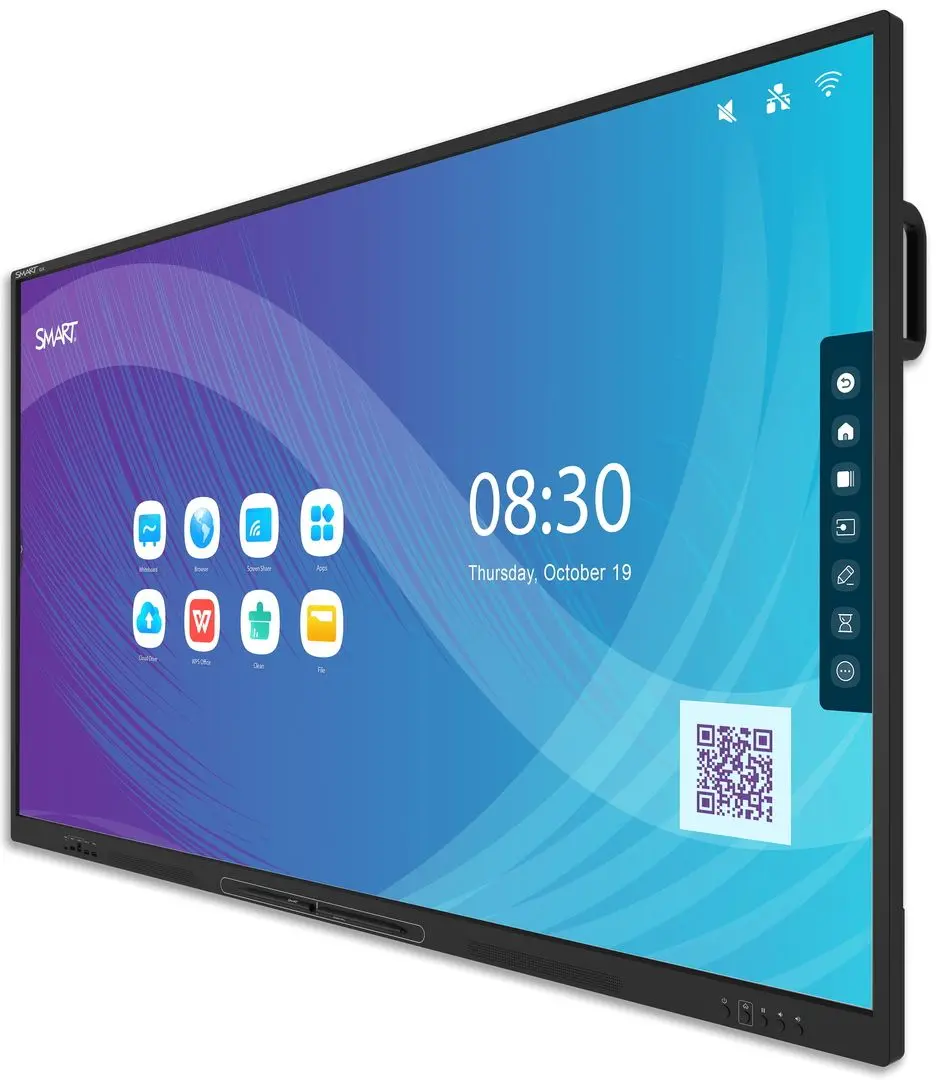 Интерактивная доска с подставкой Smart Technologies GX186-V2 + Vogels Rise 5205 (Black)