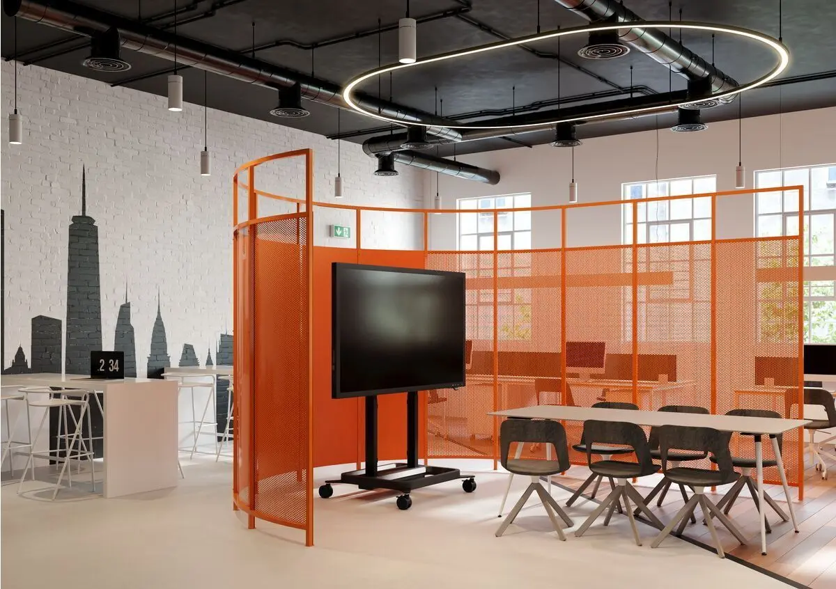 Интерактивная доска с подставкой Smart Technologies GX186-V2 + Vogels Rise 5205 (Black)