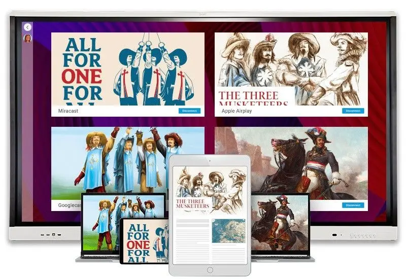 Интерактивная доска Smart Technologies Board 75'' MX275-V3N (White/Black)