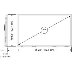 Интерактивная доска Smart Technologies Board GX175 + Vogel's Rise 2005 (Black) Thumb