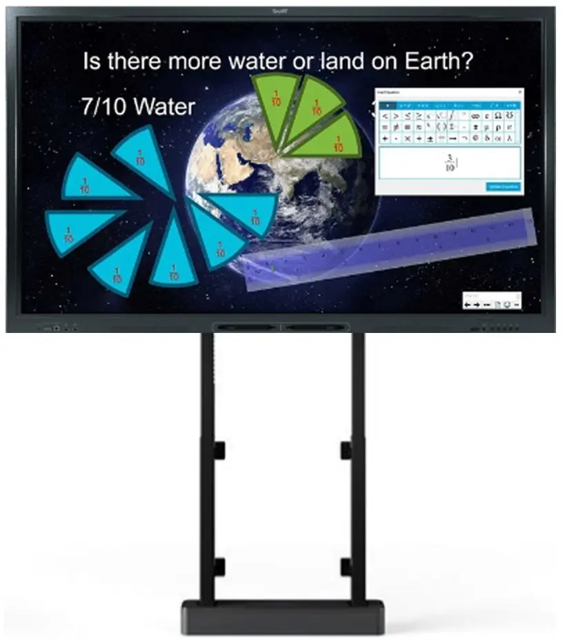 Интерактивная доска Smart Technologies Board SBID-GX165 + Vogel's Rise 2005 (Black)